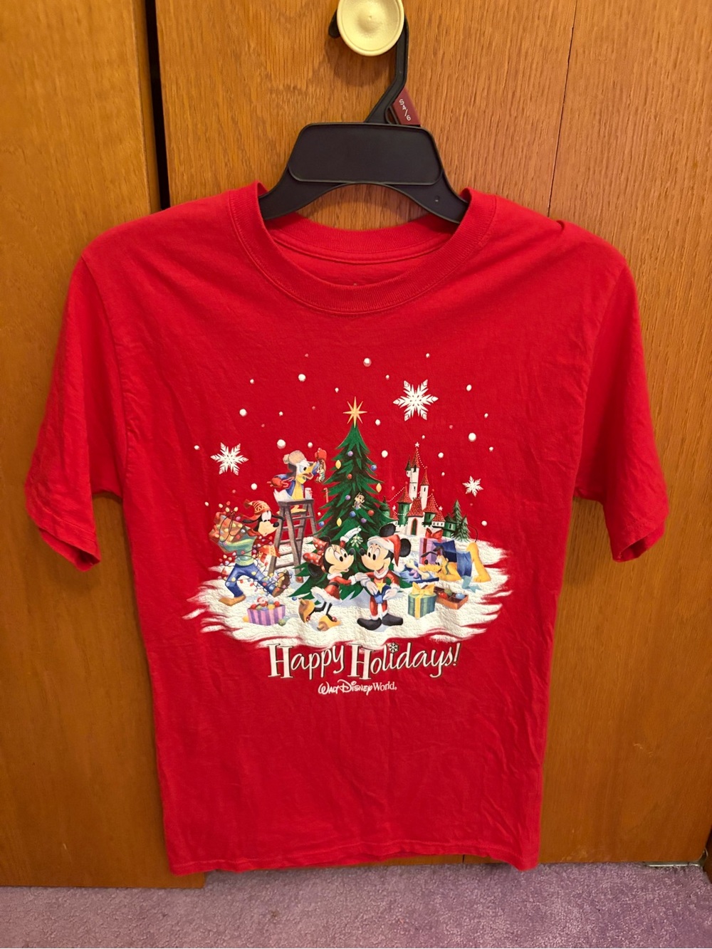 Disney Parks Unisex Small Christmas T-Shirt